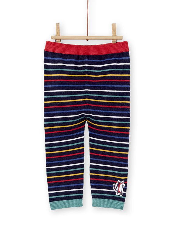 Pantalon en maille rayé bébé garçon KULUPAN1 / 20WG10P1PANC205
